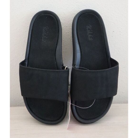 Kikks Slippas BDN2108-001 Men's Sz 9 Black Brandons Slip-On Sandals Slides - Picture 6 of 6